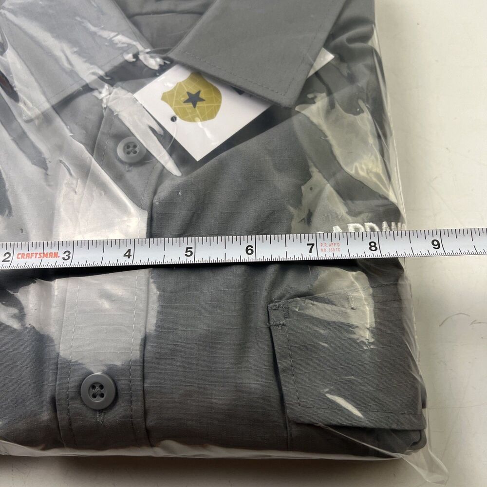 GardaWorld Urban Patrol Gray Short Sleeve Security Uniform Shirt 18-18½ Size 2XL - Picture 9 of 9